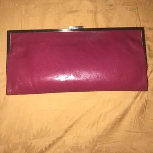 Hobo International clam shell clutch